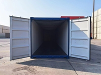 Conteneurs maritimes en acier 40HC 40HQ High Cube neufs et d'occasion de haute qualité, 40 pieds, pour stockage sec, avec plancher en bois et protection contre le vent 10