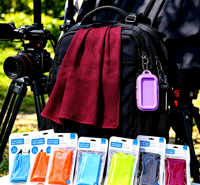 Serviette rafraîchissante personnalisée avec code QR, serviette de sport froide avec impression QR pour promotion d'entreprise