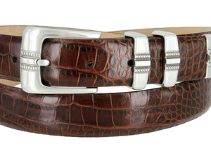 Ceinture de robe formelle fine pour femme en cuir véritable avec boucle à ardillon en alliage de haute qualité Wanshui - Product Image 1