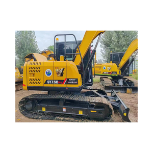 Pelleteuse d'occasion Sany SY75C Pro de 7.5 tonnes avec moteur central et composants de pompe - Product Image 1