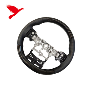 Remplacement de volant chauffant en fibre de carbone véritable pour Toyota Land <span class=keywords><strong>Cruiser</strong></span> LC250 J250 Prado 2024 2025 Accessoires de voiture 1 ensemble - Product Image 2