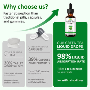 SOLOTREE Supplément Liquide Pur de Camélia Sinensis, Teinture Naturelle à Base de Plantes, Gouttes d'Extrait de Thé Vert pour le Soutien Immunitaire et Antioxydant - Product Image 3