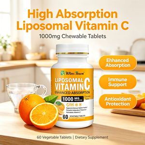 Winstown Vitamina C Liposomal 1000mg en Tabletas Masticables, Alta Absorción, Refuerzo Inmunológico, Antioxidante, Suplemento Vegano de VC, 60 Tabletas - Product Image 2