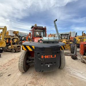 Chariot élévateur à fourche lourd d'occasion Heli de 16 tonnes avec moteur Cummins, fourche de 2,2 m, haute qualité, bien entretenu, entièrement testé, prêt à être expédié - Product Image 5