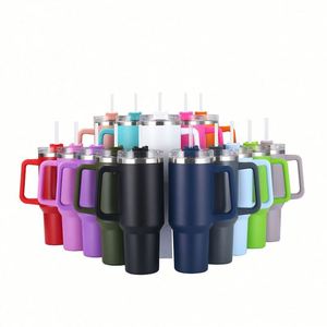 Vaso Térmico de Acero Inoxidable de 40oz, Generación Dominator, Gran Capacidad, con Asa y Pajita para Viajes - Product Image 3