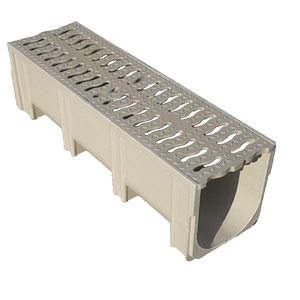 Caillebotis de tranchée en <span class=keywords><strong>PVC</strong></span> extérieur moderne anti-colmatage en forme de U en résine de béton durable et anti-corrosion - Product Image 3