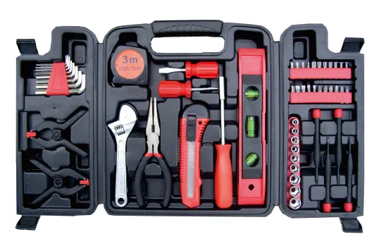 Doz kit de ferramentas domésticas, chave de soquete, conjunto de ferramentas para carro, chave de catraca com estojo rígido, novidade