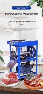 Nuovo #2025 <span class=keywords><strong>42</strong></span> <span class=keywords><strong>tritacarne</strong></span> elettrico commerciale in acciaio inossidabile 500 kg/h macchina automatica di riempimento gnocchi 110V/220V smerigliatrice ossea - Product Image 3