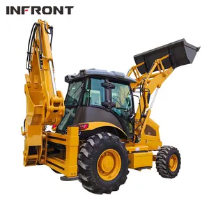 Free Shipping 0.8ton 2ton 3ton 5ton 6ton Mini Tractor Backhoe Loader Small Backhoe 4x4 with Attachment Back Hoe for Sale