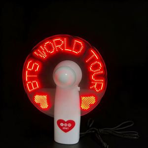 พัดลมมือถือขนาดเล็กปรับแต่งได้ พร้อมไฟ LED  แบบพกพา  รับผลิตตามแบรนด์ OEM  แบตเตอรี่เปลี่ยนได้  โลโก้ส่วนตัว  สำหรับใช้ในบ้าน - Product Image 1