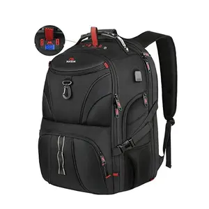 Venta al por mayor tamaño medio hombres de mochila-La TSA para RFID 18 pulgadas computadora portátil insertar trabajo mochila de los hombres y las mujeres amazon multi funcional mochila para portátil