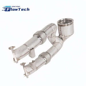 Tubo de Escape de Alto Rendimiento FlowTech SS304 con Protector Térmico para Audi RSQ3 2.5 TFSI 2021+ - Product Image 6