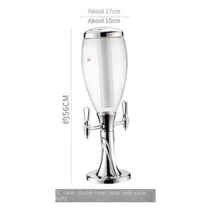 Distributeur <span class=keywords><strong>de</strong></span> boissons portable en plastique doré <span class=keywords><strong>de</strong></span> haute qualité, 3 <span class=keywords><strong>litres</strong></span>, pour vin et <span class=keywords><strong>bière</strong></span> pression, avec robinet refroidi par glace, idéal pour les réunions <span class=keywords><strong>de</strong></span> famille - Product Image 4