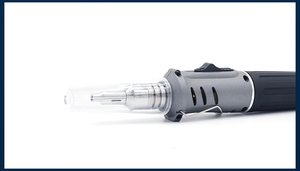 Kit Profesional <span class=keywords><strong>de</strong></span> Soplete <span class=keywords><strong>de</strong></span> <span class=keywords><strong>Butano</strong></span> y <span class=keywords><strong>Soldador</strong></span> <span class=keywords><strong>de</strong></span> <span class=keywords><strong>Gas</strong></span>, Herramienta <span class=keywords><strong>de</strong></span> Soplete Inalámbrico Gris 10 en 1 para Soldar con Recarga <span class=keywords><strong>de</strong></span> <span class=keywords><strong>Gas</strong></span> Xinrunda CN;GUA 1 Pza - Product Image 6