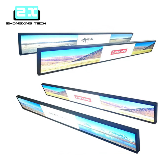 Digital Signage 49 Inch Stretched Lcd Display Shelf Edge Ultra Wide Screen Display Stretched Bar Lcd
