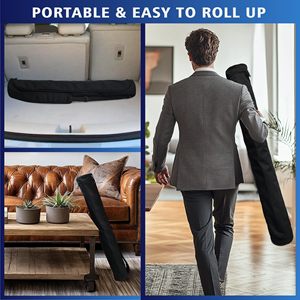 Tappetino da Poker in PVC 177,8cm x 88,9cm, Spessore 3mm, con Borsa con Cerniera, 8 Portabicchieri e Carte di <span class=keywords><strong>Classifica</strong></span> per Serate di Gioco in Famiglia - Product Image 6