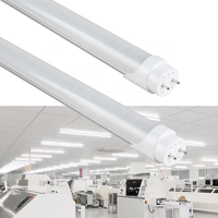Tube LED T8 18W 2200lm 4ft 1.2M AC100-277V homologué CE ROHS, base G13, directement de l'usine
