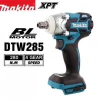 Outils électriques légers pour le bricolage, l'installation de meubles et les réparations de garage, clé à chocs sans fil Makita 18V sans balais de 1/2 pouce pour usage domestique