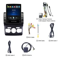 راديو سيارة بشاشة 9.7 بوصة على طراز تسلا لسيتروين C4 C4L 2013-2017 مع تحكم عن بعد وCarPlay وAndroid Auto ومشغل وسائط متعددة ونظام ملاحة GPS وDSP وستيريو RGB