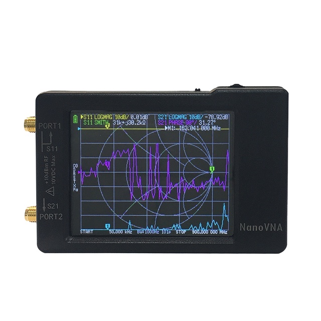 NanoVNA V3.6 Network Analyzer 10KHz-1.5GHz Handheld Touchscreen Electronic Measuring Instruments