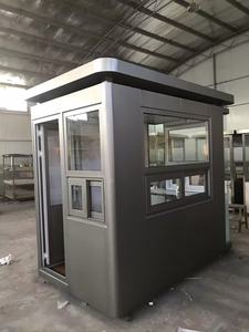 Stainless Steel Sentry <b>Box</b> Guard House Rectangle Minimalist Design Outdoor <b>Security</b> Station Container House - Product Image 5