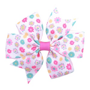 3.2 pollici girasole Grosgrain fiocchi di nastro Clip tornante ragazze fiocchi per capelli Boutique fermaglio per capelli copricapo accessori per capelli per bambini - Product Image 5