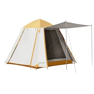 3-4 Personen Rucksack Zelt Outdoor Camping 4 Season Double Layer Wasserdicht Wandern Familie Outdoor Automatik Zelt