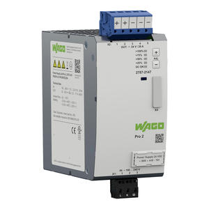 อุปกรณ์จ่ายไฟอิเล็กทรอนิกส์อินเตอร์เฟส24 VDC IP20ราง DIN-35สำหรับ wagos 2787-2144/2787-2146/2787-2147/2787-2347/2787-2348 - Product Image 3