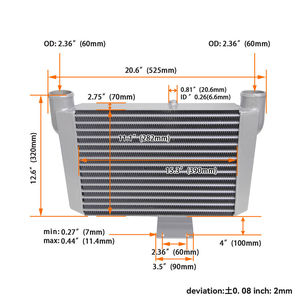 2013-2016 टोयोटा सबारू के लिए फ्रंट माउंट इंटरकोलर किट FR-S - Product Image 5