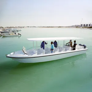 27 FT Durable High-Quality Fiberglass Passenger Boat With Powerful Engine And Comfortable Interior