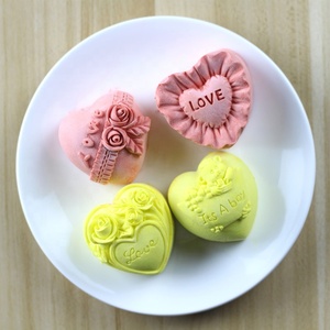 Nicole Handmade Hình Tròn Tùy Chỉnh Silicone Bánh Trung Thu Khuôn Kem - Product Image 6