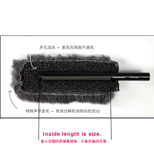 Cache-microphone anti-vent Dead Cat pour Sennheiser <span class=keywords><strong>MKE600</strong></span>, Rode NTG4, NTG5, Sony ECM-XM1, ECM673, 674, ECM NV1 - Product Image 5