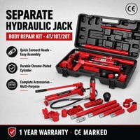 Kit de Reparación Hidráulica de Carrocería de 20 Toneladas, Juego de Pistón y Bomba Porta Power con Caja de Almacenamiento