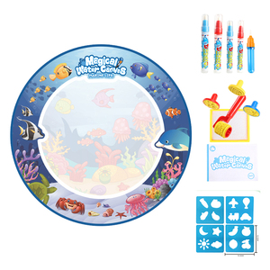 Groothandel Hete Verkoop Magisch Schrijven En Schilderen Mat Rond Zeeleven Water Canvas Tekening Mat Doodle Speelgoed - Product Image 6