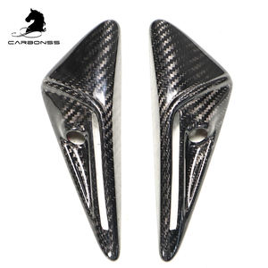 Автомобильные аксессуары, сухие карбоновые черные модели S & X & <span class=keywords><strong>3</strong></span> & Y боковые камеры, полные крышки корпуса <span class=keywords><strong>2</strong></span> шт. для Tesla - Product Image 5