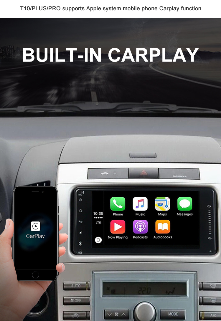 7 inch for Toyota Universal 2000-2020 Car DVD Player Android auto GPS Multimedia Radio