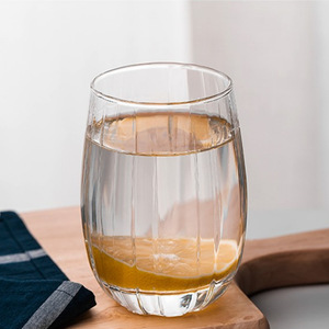Custom Logo High Quality Glass Tumbler Transparent Stemless Wine <b>Beer</b> Water Cup Quality Drinkware - Product Image 5