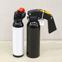 Aluminium-PET-Sprühflasche mit Auslöser, 100ml, zur Selbstverteidigung, Runde Aerosoldose mit Individuellem Logo, Fassungsvermögen 500ml