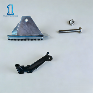 Pièces de marchepieds métalliques industriels : Pieds de marchepieds à trou rond avec vis réglables pour <span class=keywords><strong>support</strong></span> - Product Image 6