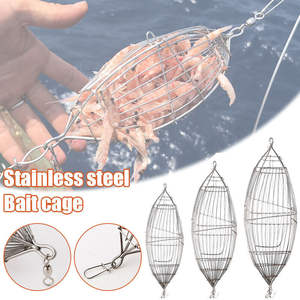 Aparejos de <span class=keywords><strong>Pesca</strong></span> de agua dulce en aguas profundas de acero inoxidable, lanzador de cebo en forma de oliva, jaula, cesta, alimentador, soporte para bagre, Marlin, <span class=keywords><strong>Pesca</strong></span> - Product Image 5
