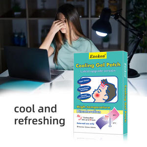 2025 più venduto Logo personalizzato medicale idrogel scolorimento estivo per bambini cerotti in gel di raffreddamento per febbre antipiretica veloce - Product Image 4