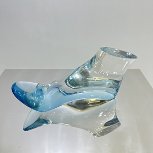 Maniquí de pie de resina, maniquí de pie transparente de <span class=keywords><strong>cristal</strong></span> para exhibición de zapatos de lujo - Product Image 5