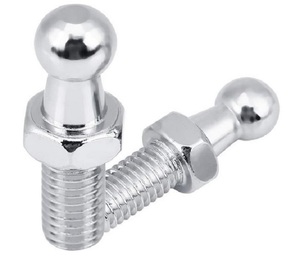 Boulon à tête hexagonale à extrémité sphérique, diamètre 12 mm, chromé, acier inoxydable 304, filetage métrique, classe 8.8 - Product Image 2
