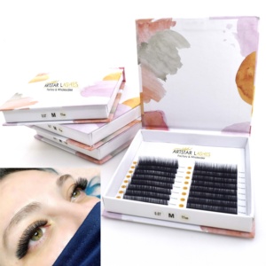 <span class=keywords><strong>2025</strong></span> Phổ Biến Nhất Lông Mi 0.12 0.15 Phẳng Lash Mở Rộng Tùy Chỉnh Hộp Giấy Lông Mi Mở Rộng Phẳng - Product Image 1