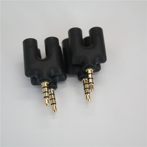 Adaptador de audio de 3,5 mm a divisor RCA para convertir auriculares de ordenador en teléfonos móviles, color negro - Product Image 2
