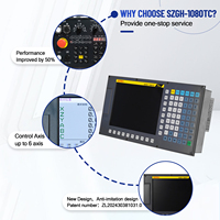 En Stock, Controlador CNC de Alta Calidad de 2 Ejes SZGH-1080TC-2 con Pantalla de 10 Pulgadas para Torno