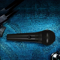 Microphone vocal filaire unidirectionnel en métal haut de gamme PGA58 avec clarté vocale nette, microphone dynamique pour diffusion en direct et scène