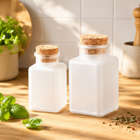 Pot de crème pour le visage, récipient pour gommage corporel, flacon avec distributeur de sels de bain masqués