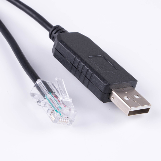 FTDI USB to RJ12 6P6C RS232 Serial Adapter Console Programming Cable for SRNE ML2430 MPPT Solar Charge Controller