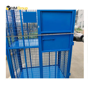 Cages verrouillables en métal de transport pliable de sécurité de revêtement de poudre pour le stockage - Product Image 2